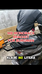 Suzuki Burgman (Patong Style) Round Bar MB Monorack Topbox Bracket for Motorcyle