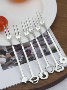Luxurious Light Weight Fruit Fork 18/10 Stainless Steel above 304 Dessert Fork Cake Fork Nordic Ins Style Dining Utensils
