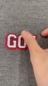 Miếng Sticker Thêu Ủi hình logo go!! thương hiệu  cao cấp