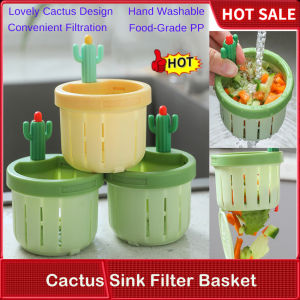 Cactus Design Multifunctional Drainage Basket: A Fun & Practical Solution