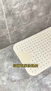 TPE Mat with Massage Brush Waterproof Rug Bathroom Carpet Anti Slip Suction Feet Massage Pad Shower Toilet Floor Door Supplies