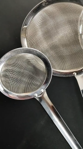 Grease Strainer Spoon Stainless Steel Fine Mesh Fat Skimmer Oil Soup Tool