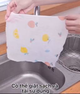 Đế để giấy ăn cây để giấy ăn nhà bếp gỗ thông tự nhiên Khăn Lau Bếp Lau Tay 220 Tờ 1 Cuộn Có Thể Giặt Được