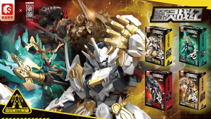 [พร้อมส่งในไทย] โมเดลตัวต่อ Sembo Block หุ่นยนต์นักรบสุดเท่ ตัวต่อ โมเดลสะสม ขนาดความสูงโมเดล 11 ซม.