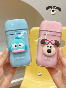 Portable Travel Toothbrush Cup Toothpaste Storage Set Cute Cartoon Three-in-One Mouthwash Cup Bathroom Accessories Organizer