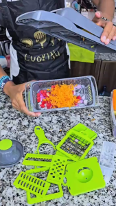 เครื่องหั่นผัก vegetable cutter เครื่องหั่นผลไม้มัลติฟังก์ชั่น เครื่องซอยหอม 16 in 1 เครื่องสไลด์ผัก เครื่องหั่นอาหาร