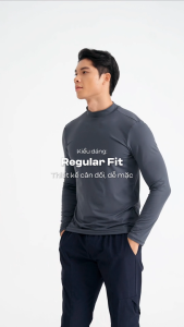 [MỚI - THU ĐÔNG 2025][TẶNG TẤT COTTON]Áo giữ nhiệt mặc trong Essential Brush Poly cổ trung mềm mại giữ ấm tốt Coolmate