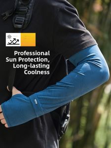 MiiOW | Mens Ice Silk Sun Protection Sleeve Covers Summer Loose Fishing Cycling UV Protection New 2025 Style Cat Man Brand