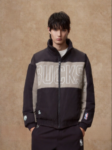 Jack Jones | Spring NBA Milwaukee Bucks Mens Down Jacket