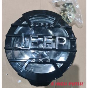 FOG LAMP LAMPU KABUT LAMPU TEMBAK SUPER 4x4 4 INCH & 6 INCH PUTIH KUNING PELANGI