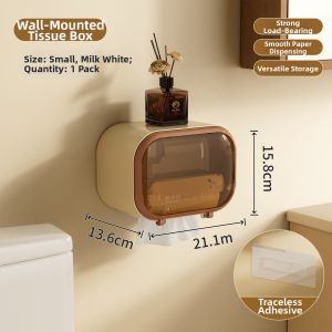 BAOJIAWANG | Elegant Waterproof Wall-Mounted Tissue Box