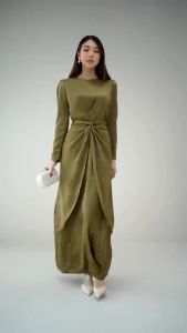 Limited Elea Dress Korean Style Dress Muslimah Gaya Korea Gamis Pesta Gamis Kondangan Gamis Lebaran Terbaru Dress Model Terbaru By Khastara Dress