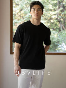 UBV | Moisture Absorption and Breathable T-shirt High-Count Combed Cotton Round Neck Short Sleeve for Men