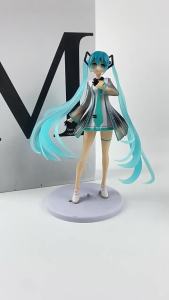 Bandai | Mô Hình Nhân Vật Hatsune Miku Ca Sĩ Ảo Cô Gái Xanh Cao 17.5cm Chất Liệu PVC Có Hộp Tượng Manga Dành Cho Người Sưu Tầm Và Người Hâm Mộ.