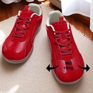 Wide Extra Size Mens Shoes Red