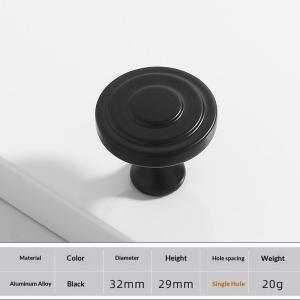 ⑥ Solid Aluminum Alloy Furniture Knobs Rustproof Surface Multiple Stylish Designs For Kitchen Cabinet Wardrobe Drawer Decoration