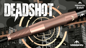MISSION STEEL TIP DART - 21G/23G/25G DEAD SHOT bronze silica PVD 95% Tungsten Darts Set