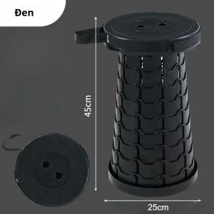 Ghế Xếp Gọn Nhẹ Có Thể Điều Chỉnh Độ Cao Làm Bằng Nhựa Dùng Cho Câu Cá Bãi Biển Cắm Trại Ngoài Trời.