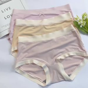 Quần lót nữ cotton gỗ sồi cạp cao kháng khuẩn CoAndCom NO1004-1