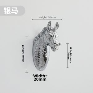 Zinc Alloy Animal Shape Luxury Style Handle