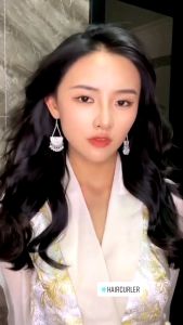 HIENA 32MM Smart Ceramic Curling Iron with Negative Ions and Fast Heating Technology