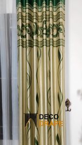 Gorden Jendela Dan Pintu Kamar Mewah Kain Blackout Motif Batik Model Smokering Termurah