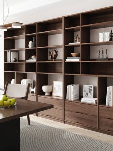 Customizable North American Premium Black Walnut Wooden Bookcase Solid Wood Bookshelf Storage Cabinet Entire Wall Combination Log Study Bookcase