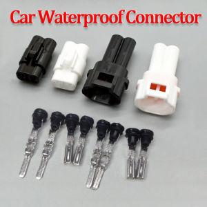 1-10Set 2Pin Male/ Female Shell Waterproof Automatic Connector Suitable For Turn Signal Side Light Plug Car Connection Fog Light