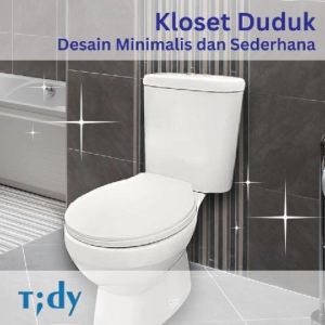 Tidy Kloset Duduk Dua Bagian 008S Putih