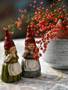 Đồ Trang Trí Nhà Bằng Nhựa Kiểu Mỹ Đồ Trang Trí Ngoài Trời Vườn Sân Vườn Mái Hiên Đồ Trang Trí Nhà Cửa Kiểu Đồng Quê Đồ Trang Trí Cặp Đôi Chú Tiên Mũ Nhọn