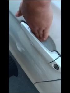 YONGRUN 4PCS Car Door Handle Bowl Sticker Scratch Protection Film Self Adhesive Auto Exterior Trim for Cars SUVs Truck Accessory