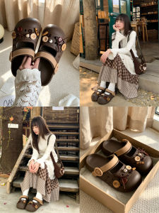 XIXITIAO | Retro Button Clogs with Arch Support Soft Bottom