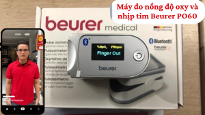 Máy đo nồng độ oxy và nhịp tim Beurer PO60 - chính hãng đức bảo hành 24 tháng