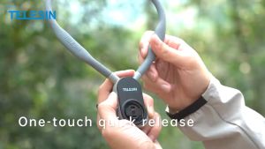 TELESIN Quick Release Neck Holder Strap Mount 2.0 for GoPro Insta360 DJI Action Camera