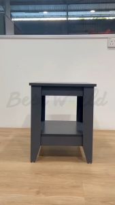 Best MARTINI ET-8000 Side Table/End Table/Bed Side Table(Colour:Wenge/Grey)
