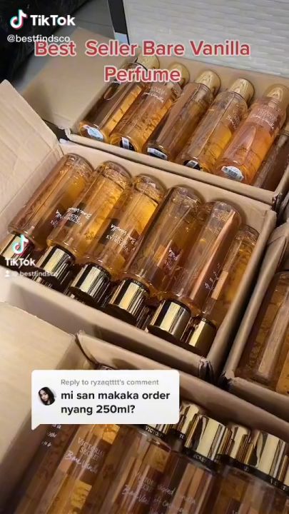 Promo Victoria Secret Satu Set Bare Vanilla Body Mist dan Body