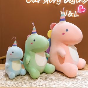 Dinosaur Dino Soft Plush Plushie Stuffed Toy Stuff Cushion Doll Birthday Valentine Christmas Gift Pillow Kids
