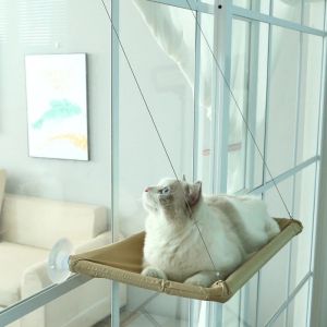 Cat Window Hammock Suction Cup Hanging Bed Large Space Breathable Indoor Pet Rest