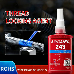 LOOLIFL | 10ml 243 Blue Medium Strength Thread Sealant Nut and Bolt Fastener Sealant High Temperature Resistant to Prevent Loosening and Leakage Can Be Manually Removed