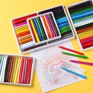 36/24/12 High Quality Crayons Painting Pens Triangle Erasable Crayons school supplies Art Supplies