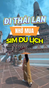 eSIM Du Lịch Thái Lan – Data Tốc Độ Cao Max Băng Thông Không Lo Mất Sóng | FREESHIP - CHƯA KÍCH HOẠT