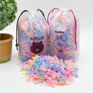 Juragan 47 - 2000 PCS Karet Jepang Warna-Warni - Kunciran Anak - Kuncit Karet Rambut