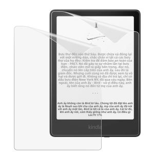 2 Gói Tấm Bảo Vệ Màn Hình PET Cho 7\" Amazon Kindle Paperwhite (Thế Hệ Thứ 12 Năm 2024) Và Kindle Signature Edition Mềm Mại Trong Suốt Chống Trầy Xước