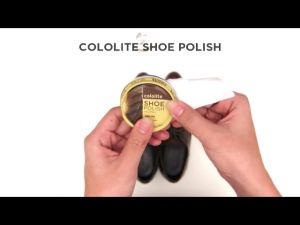 COLOLITE Sikat Sepatu Kayu Gagang Premium - Pembersih dan Pemutih Kulit Kulit Sintetis/Cowhide