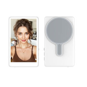 Magnetic Phone Monitor - Real-Time Selfie/Rear Cam - 4K Streaming Assistant - Wide Angle - Fits Most Phones