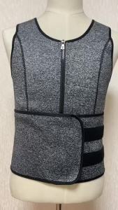 <1202> New Mens Body Shapers plus Size Violently Sweat Suit Fitness Waist Girdling Belly Contraction Underwear Velcro Body Shaping Tunic