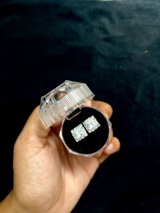 Trendy Y2K Iced Out Bling Stud Earrings for Men & Women Fashion Accessories Jewellery Earrings