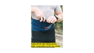 Đai chạy bộ đeo bụng Rexchi BB08 cho nam và nữngăn chứa đồ sâu rộngđể được bình nướcđiện thoạivígelmuốiđeo bib
