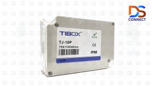TIBOX TJ-10P-Plastic Terminal Block Box กล่องพลาสติก พร้อมเทอร์มินอลบล็อก 110x75x40 mm.