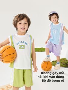 wellber | Quick Drying Boys Tank Top Basketball Sportswear Set